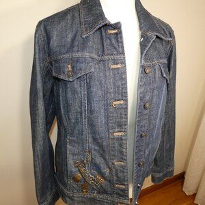 Cold Water Creek Jean Jacket Size 16